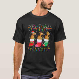 Camel Christmas Socks Ugly Christmas Sweater Pajam T-Shirt