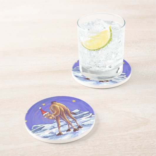 Camel Christmas Untersetzer (Seite)