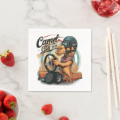 Camel City Racing Serviette (Beispiel)