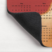 Camel Crossing Desert in Sunset 2024 Year Calendar Mousepad (Ecke)