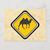 Camel Crossing Postkarte (Vorderseite)