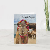 Camel Cutness Vielen Dank Note Card Dankeskarte (Vorderseite)