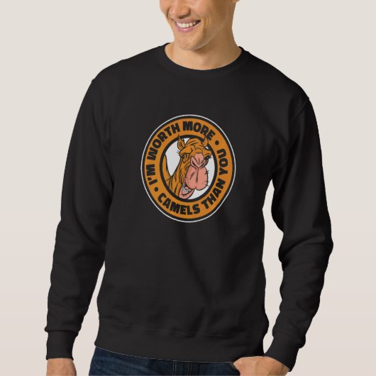 Camel Desert Camels Egypt Sweatshirt (Vorderseite)