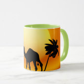 Camel & Desert-Tasse Tasse (VorderseiteRechts)