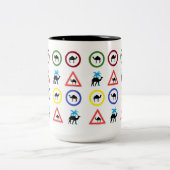 Camel Dromedary Coffee Mug Zweifarbige Tasse (Mittel)