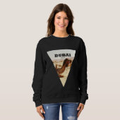 Camel Dubai Uae Arabic Destination Sweatshirt (Vorne ganz)