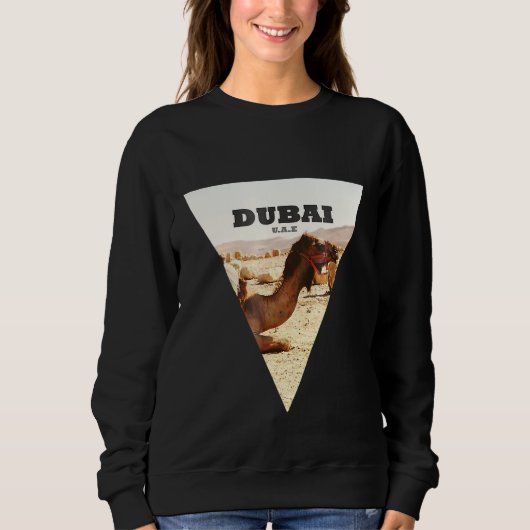 Camel Dubai Uae Arabic Destination Sweatshirt (Vorderseite)