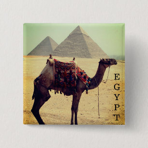 Camel egypt Pyramiden Button