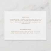 Camel essen, trinken & Verheiratet sein | Einschli Begleitkarte (Rückseite)