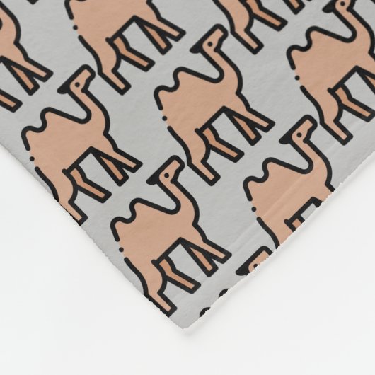 Camel Fleecedecke (Ecke)