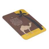 Camel Gedicht Magnet (Rechte Seite)