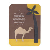 Camel Gedicht Magnet (Vertikal)