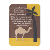 Camel Gedicht Magnet (Vertikal)