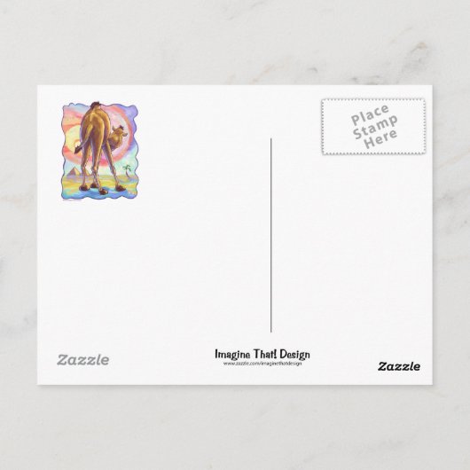 Camel Geschenke & Accessoires Postkarte (Rückseite)