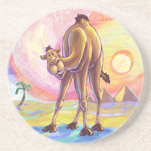 Camel Geschenke & Accessoires Sandstein Untersetzer (Vorne)