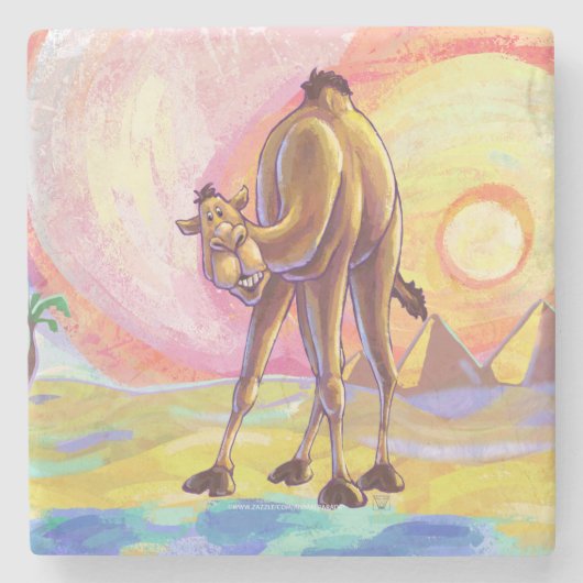 Camel Geschenke & Accessoires Steinuntersetzer (Vorderseite)