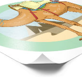 Camel Giza Pyramids Fotodruck (Ecke)