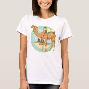 Camel Giza Pyramids T-Shirt