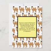 Camel Graduation Party Einladung zwei Hupen (Rückseite)
