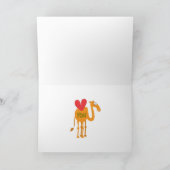 Camel Greeting Card Karte (Innenseite)
