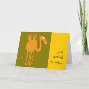 Camel Greeting Card Karte