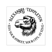Camel Head Zeichn Name Rücksendeadresse #1P