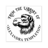 Camel Head Zeichnend "From the Library" #1P Permastempel (Design)