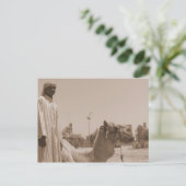 Camel Herder Postkarte (Stehend Vorderseite)