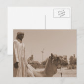 Camel Herder Postkarte (Vorne/Hinten)
