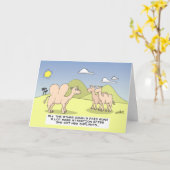 Camel Implant - Geburtstag Karte (Gelbe Blume)