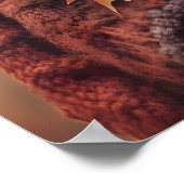 Camel in Fall Clothes Art Print, Cozy Autumn Poster (Ecke)