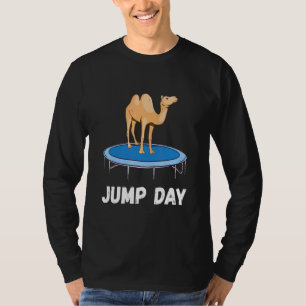 Camel Jump Day Jumping Camel Playing Arabian Camel T-Shirt