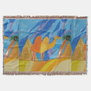 Camel Kunst von Kindern Decke