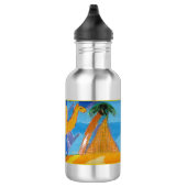 Camel Kunst von Kindern Edelstahlflasche (Rechts)
