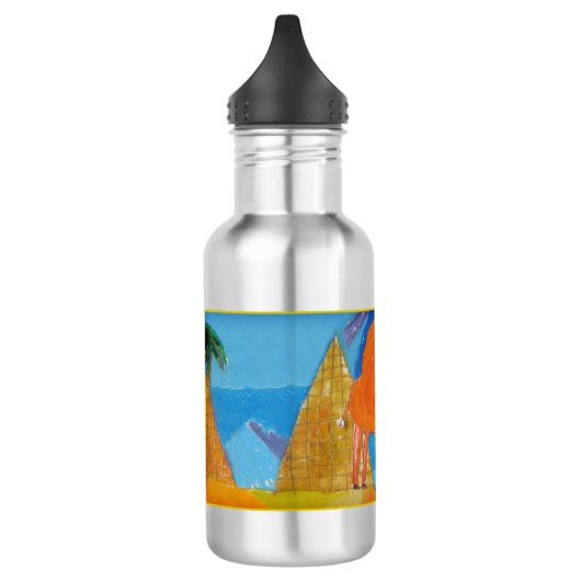 Camel Kunst von Kindern Edelstahlflasche (Links)