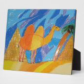 Camel Kunst von Kindern Fotoplatte (Seite)