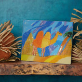 Camel Kunst von Kindern Fotoplatte (Seite)