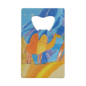 Camel Kunst von Kindern Geldbeutel Flaschenöffner (Rückseite)