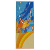 Camel Kunst von Kindern Geschenktüte Für Weinflaschen (Rückseite)