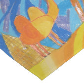 Camel Kunst von Kindern Kurzer Tischläufer (Ecke)