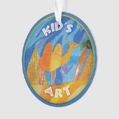 Camel Kunst von Kindern Ornament (Vorderseite)