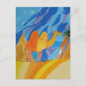 Camel Kunst von Kindern Postkarte (Vorderseite)