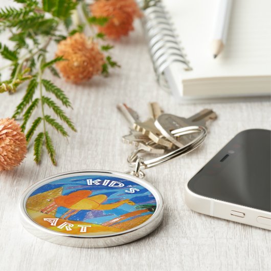 Camel Kunst von Kindern Schlüsselanhänger (Seite)