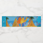 Camel Kunst von Kindern Wasserflaschenetikett (Einzelnes Label)