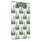 Camel Lama Alpaca Muster Design Klemmbrett (Rechts)