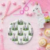 Camel Lama Alpaca Muster Design Pappteller (Party)