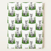 Camel Lama Alpaca Muster Design Planer (Rückseite)