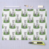 Camel Lama Alpaca Muster Design Seidenpapier (Handwerk)