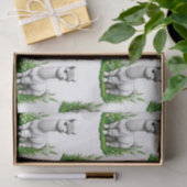 Camel Lama Alpaca Muster Design Seidenpapier (Geschenk)