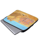 Camel Laptop Sleeve (Vorne Knopf)